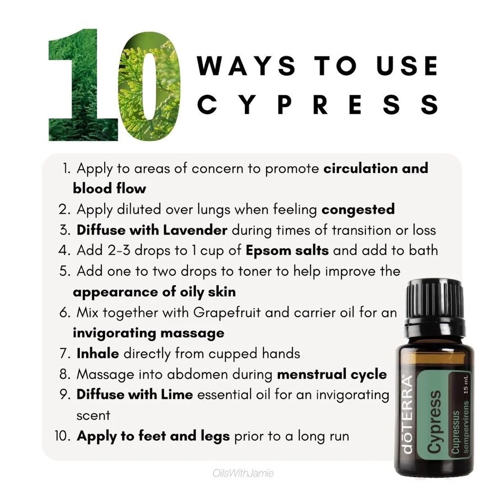 Cypress Essential Oil — DoTERRA, 15ml - Picture 10 of 15